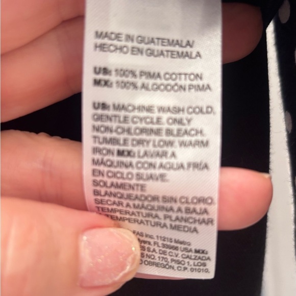 -Chicos Polka Dot V-Neck Women's Top - Picture 7 of 8